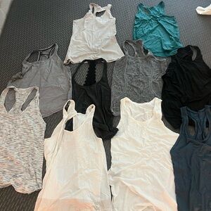 Lululemon tank top lot (10)